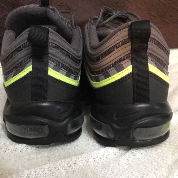 Nike Gray and Neon Yellow Sneakers - Picture 3 of 5